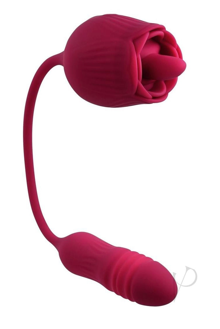 Wild Rose Rechargeable Silicone Clitoral Stimulator - Curvynlingerie Plus Size