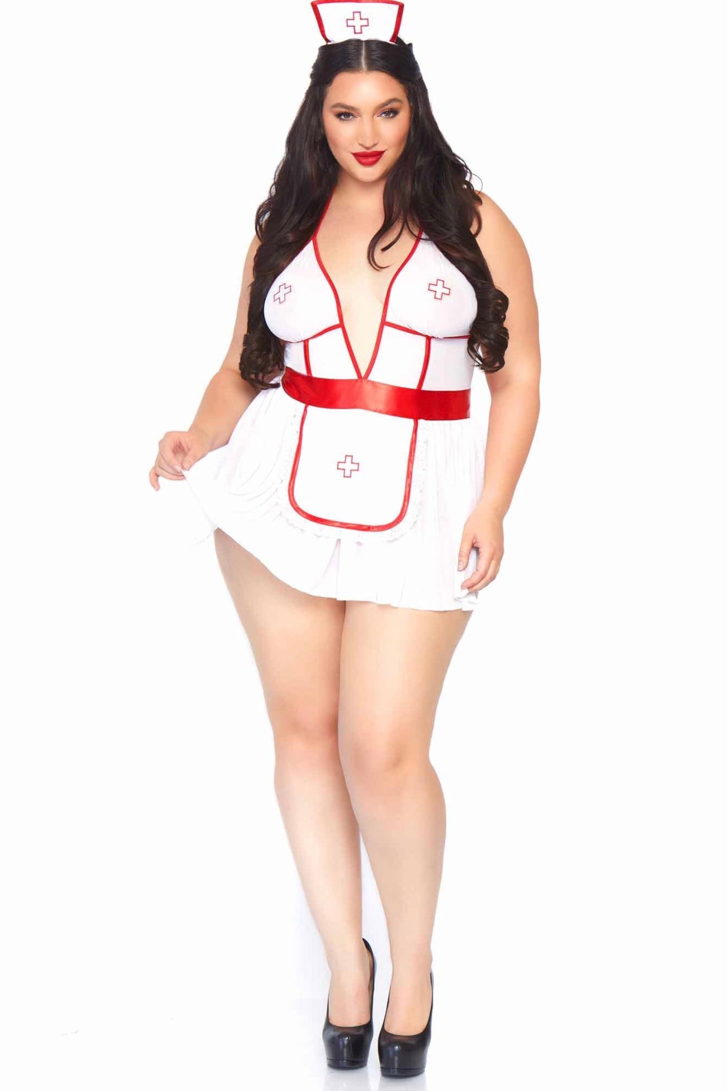 Nightshift Nurse Set - Curvynlingerie Plus Size