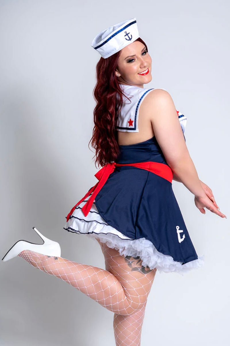 Sailors Delight Costume - Curvynlingerie Plus Size