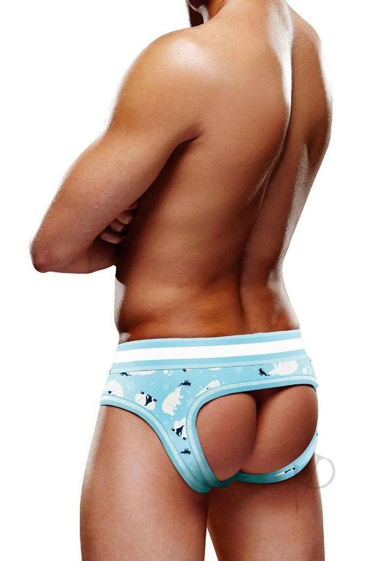 Winter Animals Open Brief - Curvynlingerie Plus Size