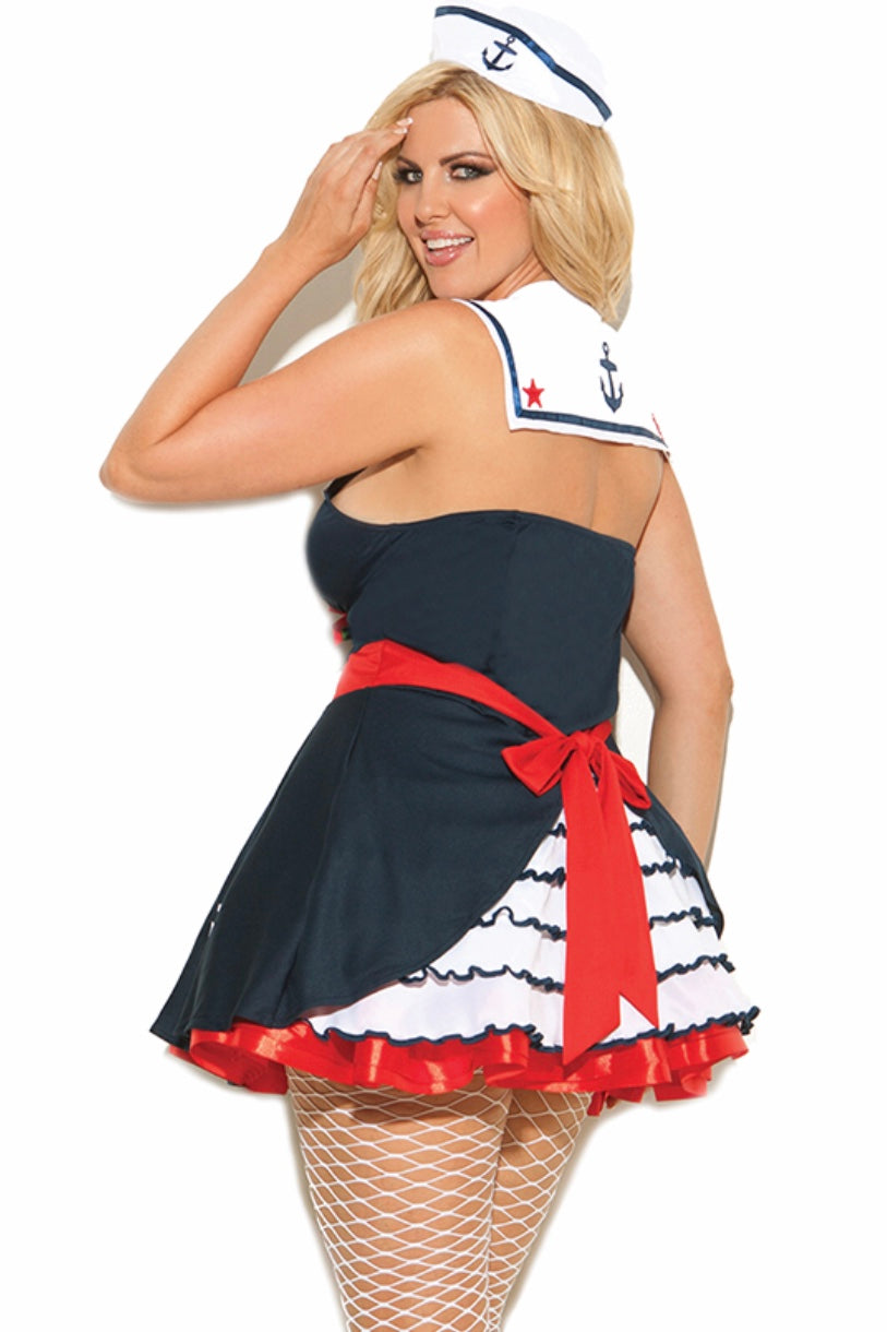 Sailors Delight Costume - Curvynlingerie Plus Size