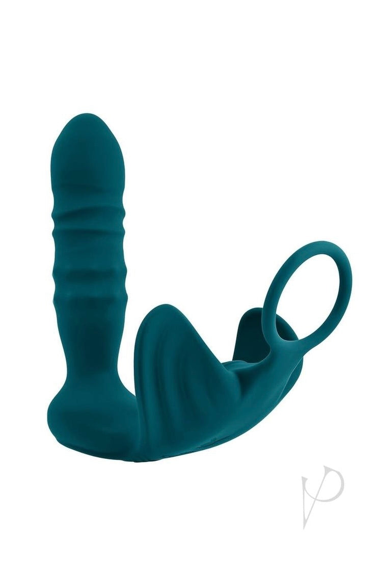 Playboy Bring It On Rechargeable Silicone Anal Plug with Cock Ring