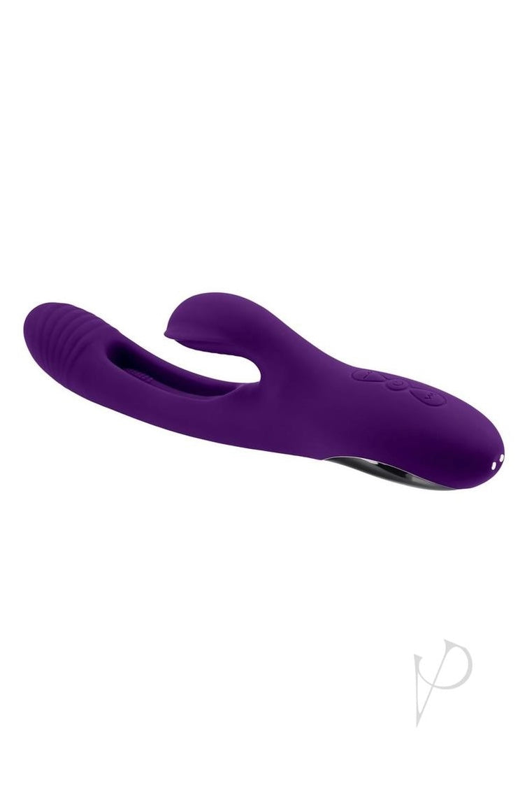 Playboy The Thrill Rechargeable Silicone Rabbit Vibrator