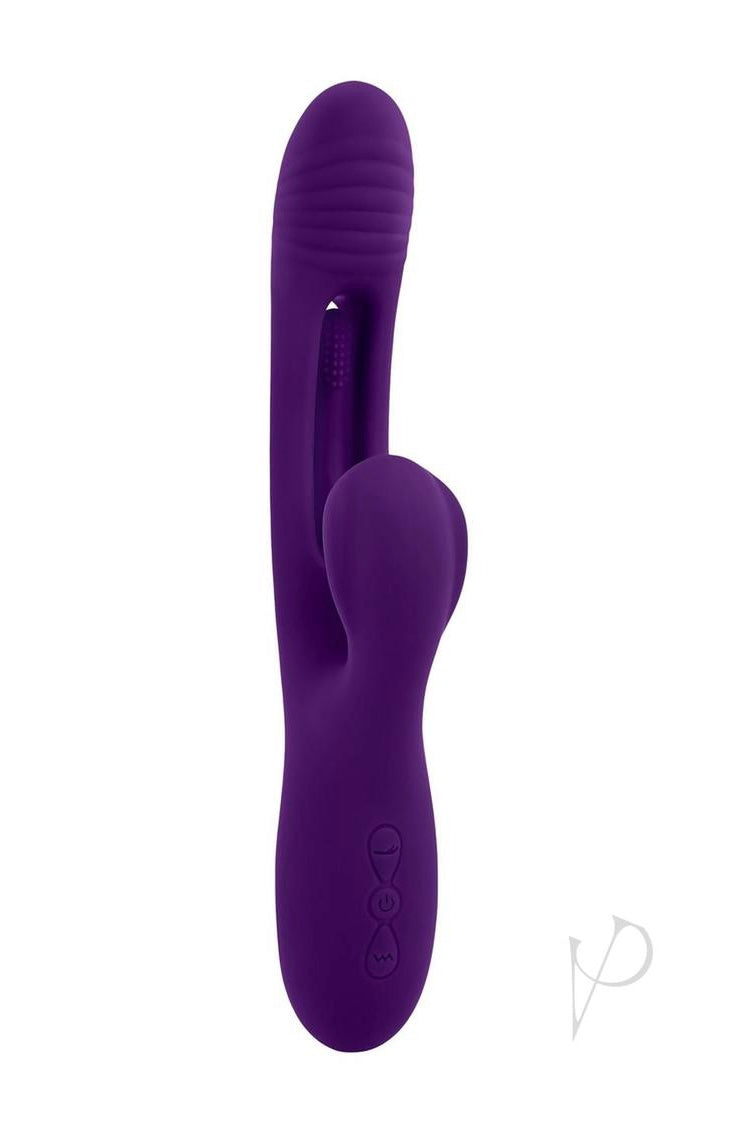 Playboy The Thrill Rechargeable Silicone Rabbit Vibrator