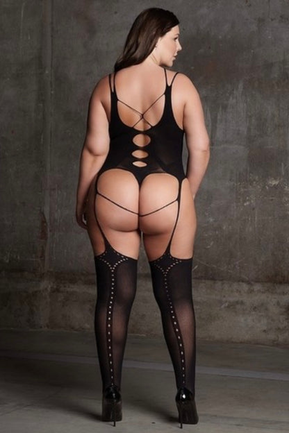 Bodystocking with Open Cups