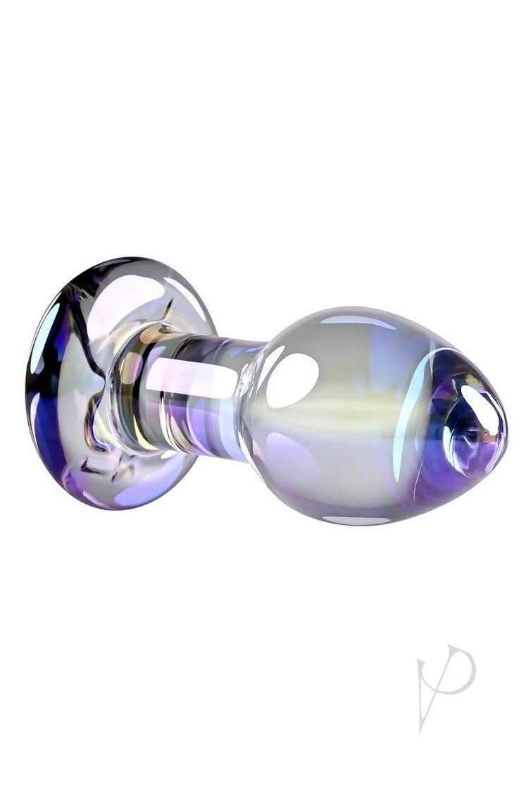 Playboy Jewels Glass Plug - Purple