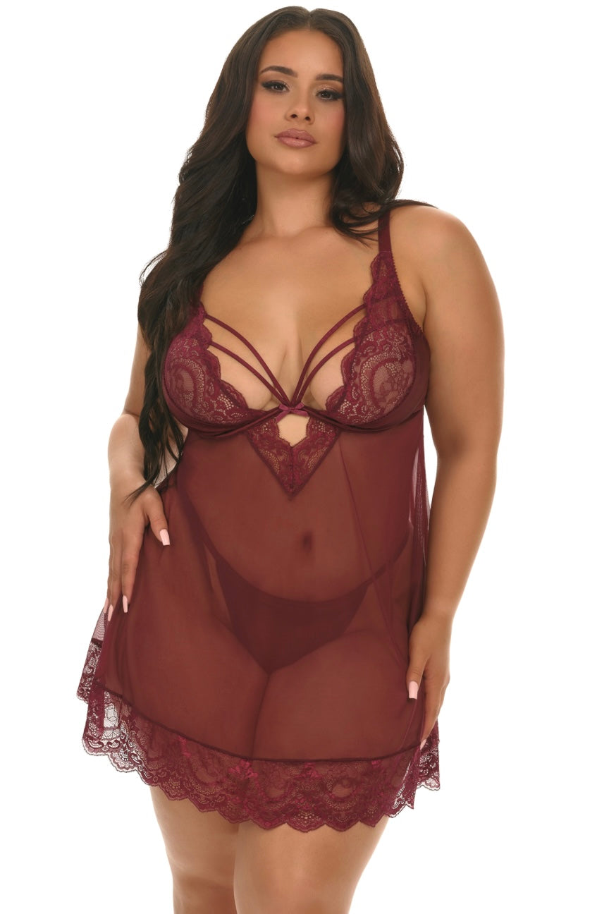 Plus size Wynter babydoll