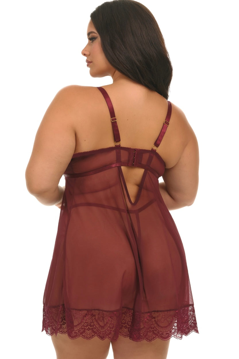 Plus size Wynter babydoll