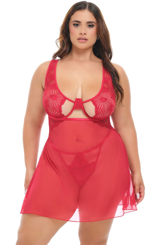 Plus size Tiana babydoll