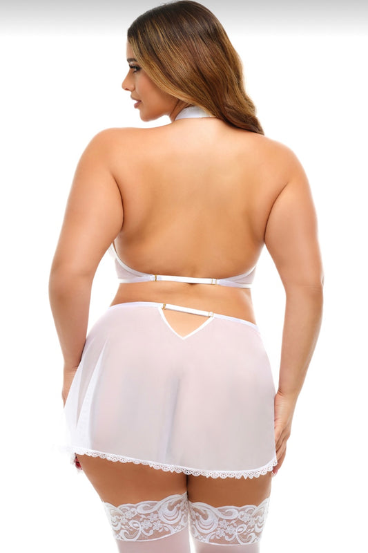 Plus size Academic affair costume