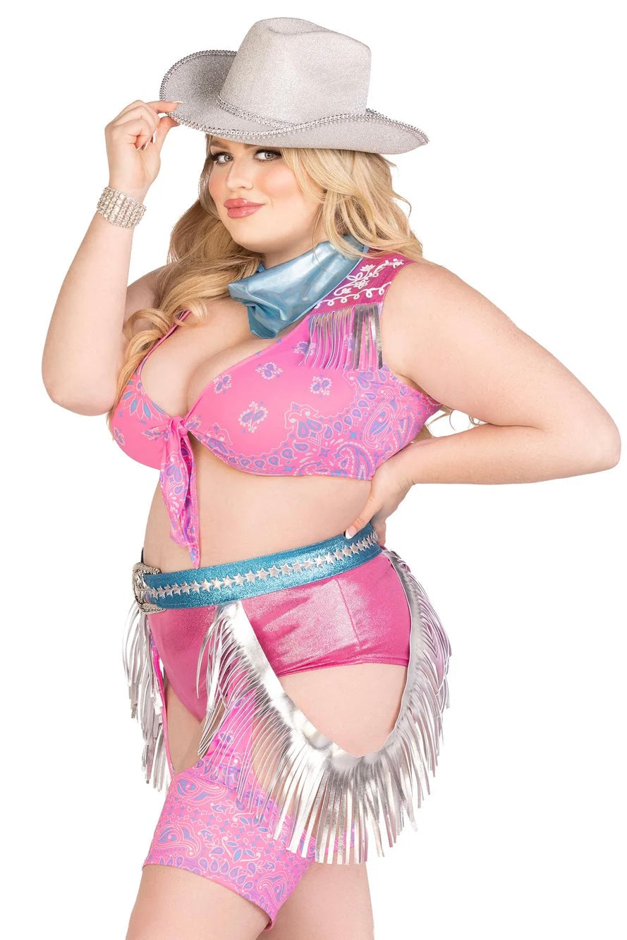 Plus size Space cowgirl costume