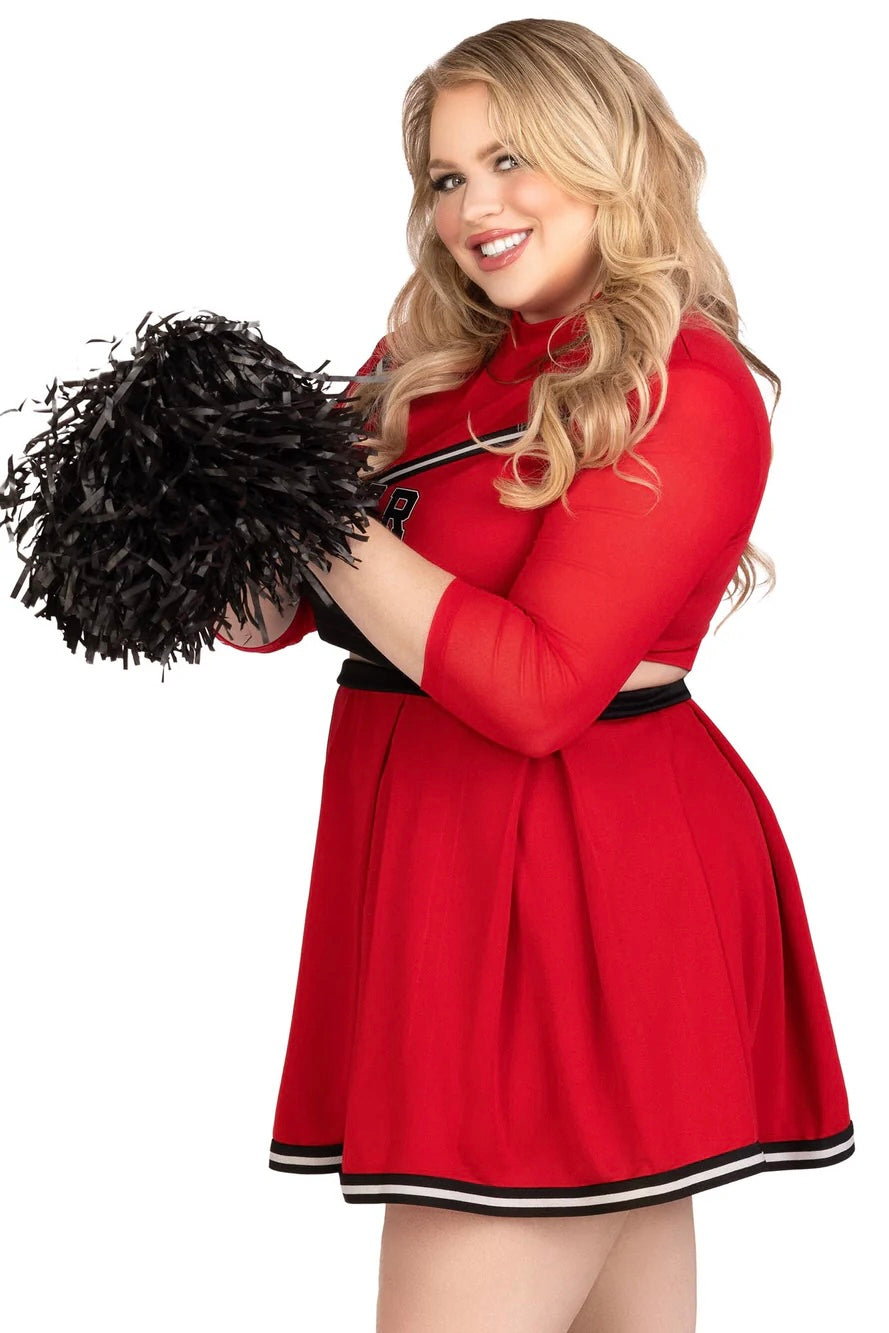 Plus size Varsity babe costume