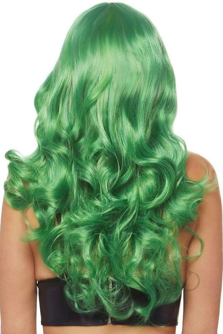 Misfit Long Wavy Bang Wig green
