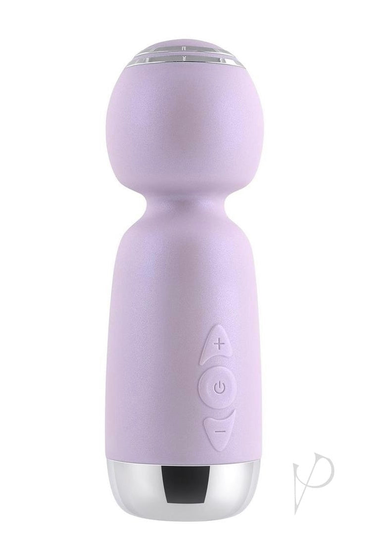 Playboy Royal Mini Rechargeable Silicone Massage Wand - Pink - Curvynlingerie Plus Size 