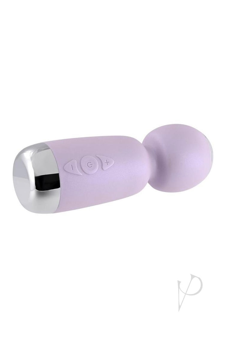 Playboy Royal Mini Rechargeable Silicone Massage Wand - Pink - Curvynlingerie Plus Size 