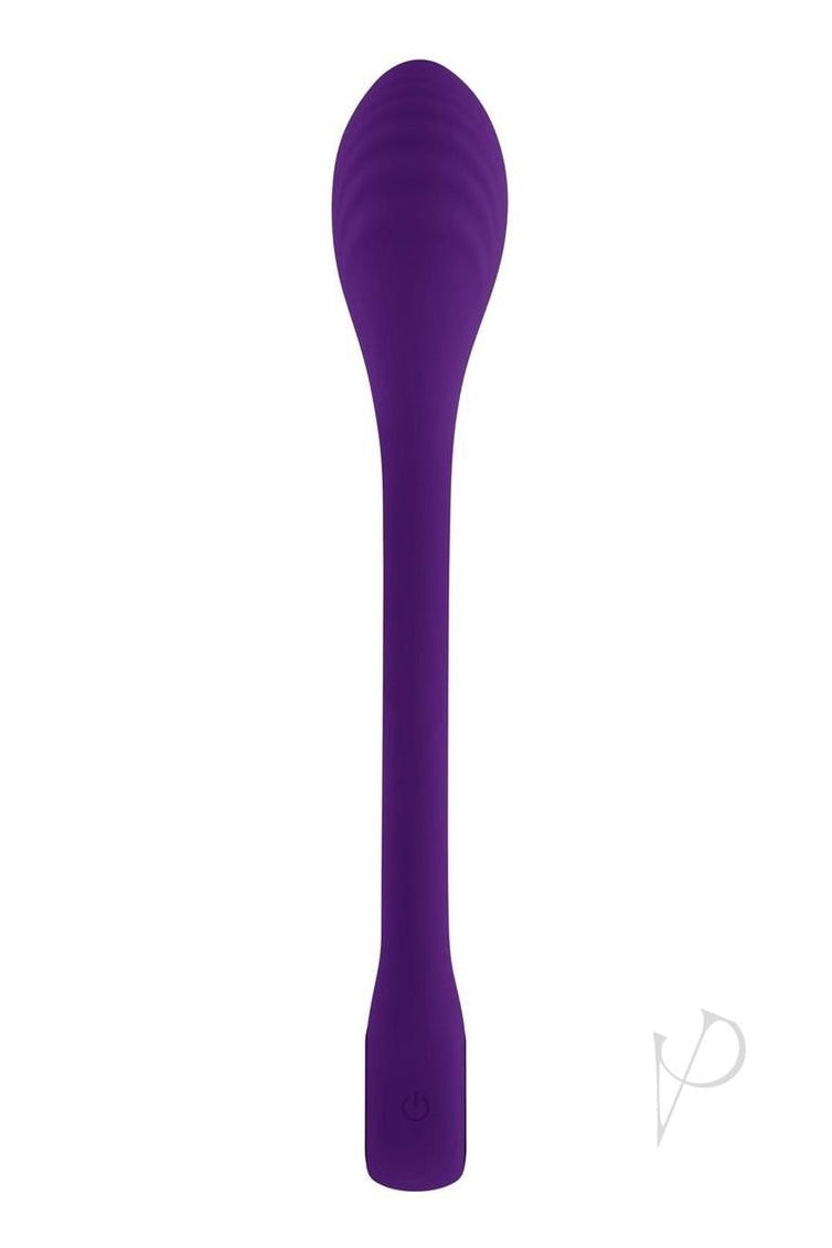 Playboy Spot On Rechareable Silicone G-Spot Vibrator - Purple - Curvynlingerie Plus Size 