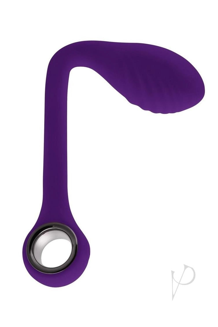 Playboy Spot On Rechareable Silicone G-Spot Vibrator - Purple - Curvynlingerie Plus Size 