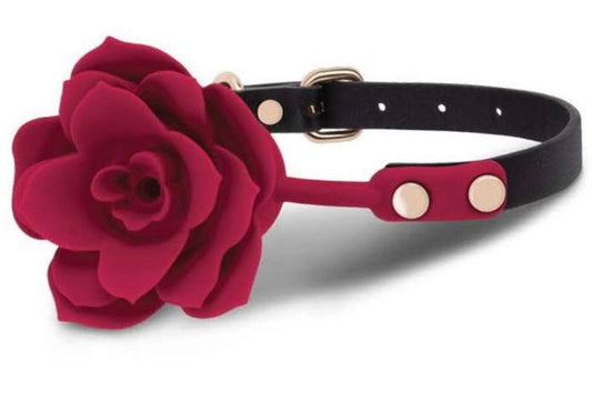 ROSEGASM BLOOM SILICONE GAG - Curvynlingerie Plus Size 