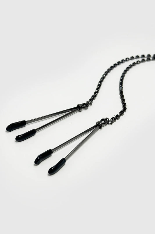 Rhinestone Nipple Clamps.