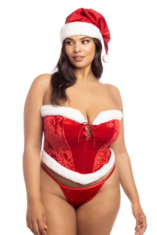 Plus size Santa bustier