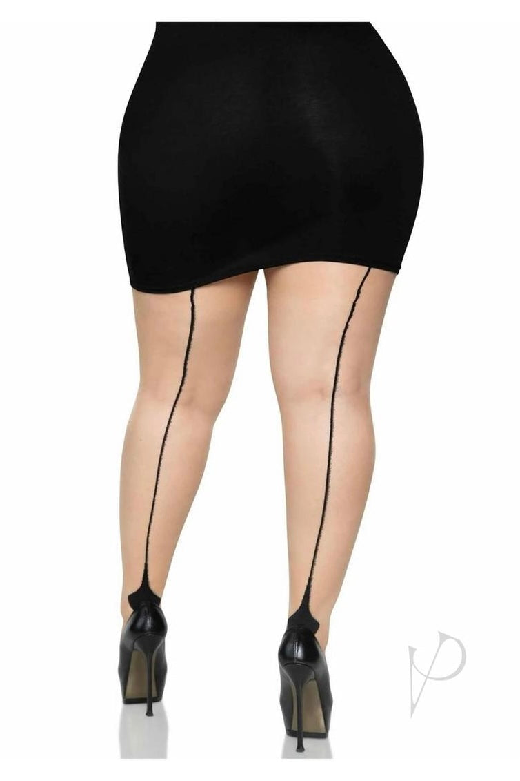 Plus size Cuban Foot Pantyhose