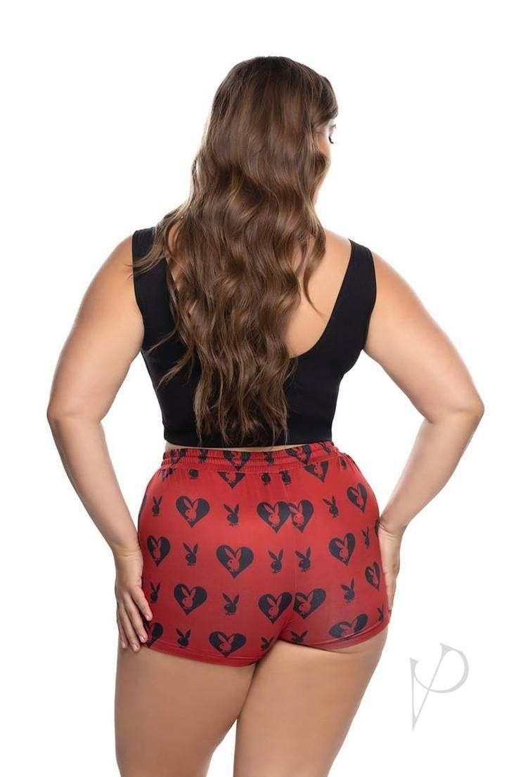 Plus size Playboy Sweetheart Bunny Lounge Short Set