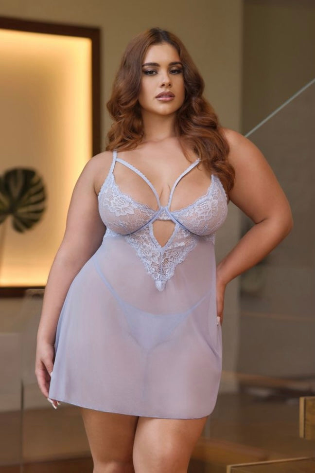 Plus size Elsie babydoll Front