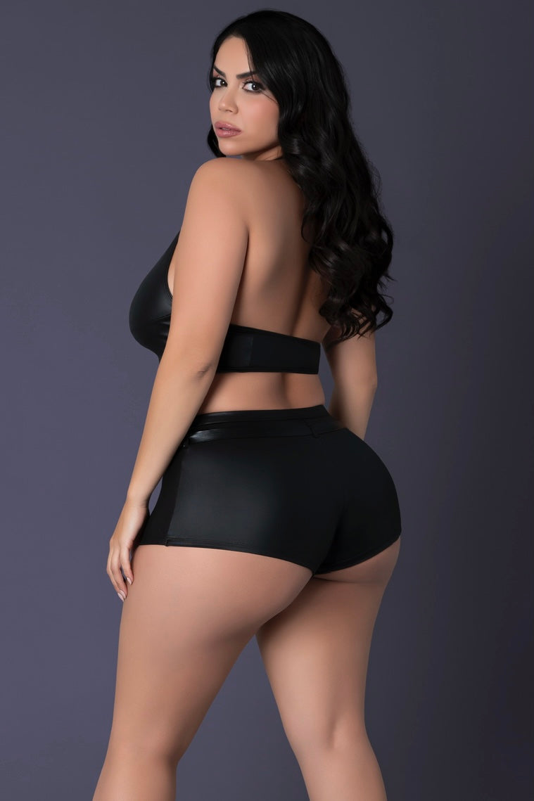 Plus size Thalia vest and skirt set