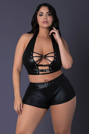 Plus size Thalia vest and skirt set