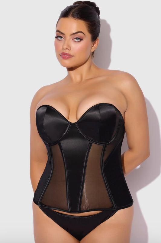 Plus size Juliet corset underwire
