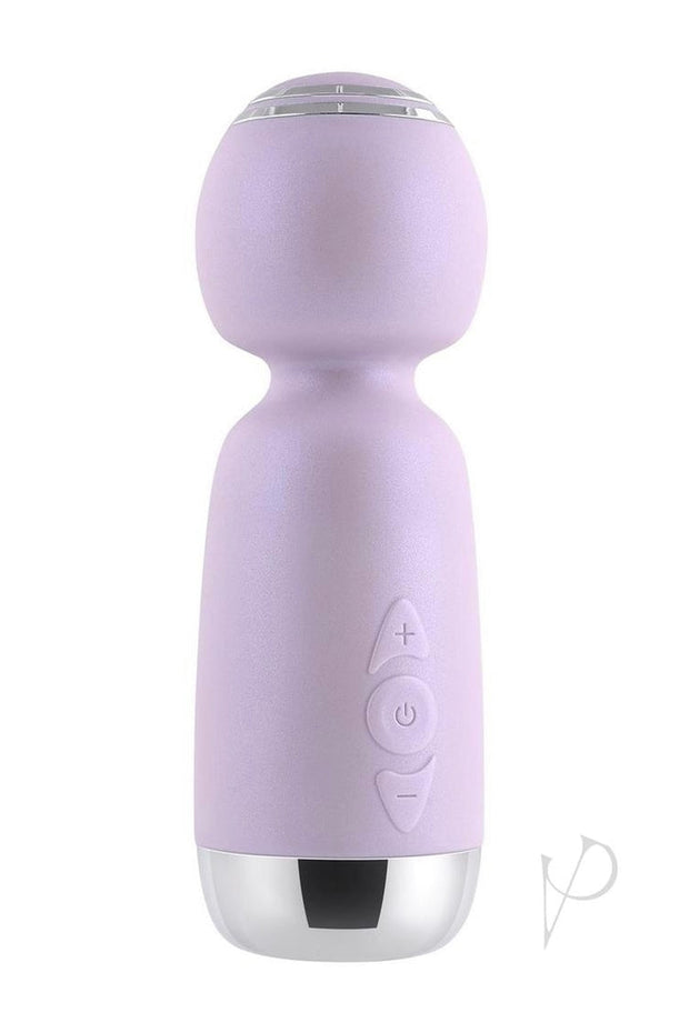 Playboy Royal Mini Rechargeable Silicone Massage Wand - Pink - CurvynBeautiful 