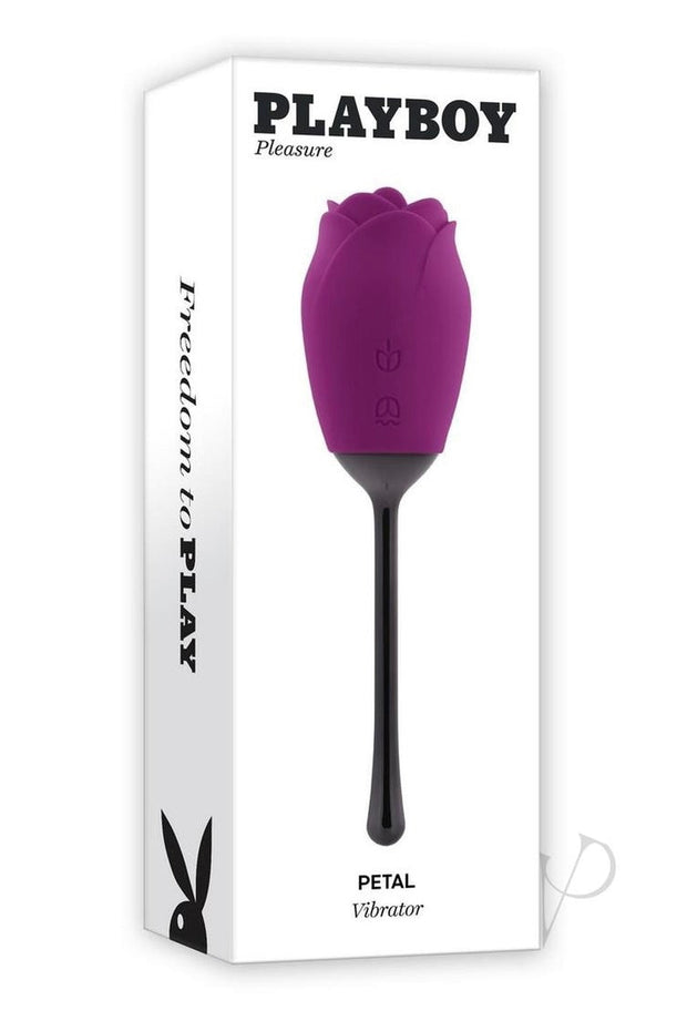 Playboy Petal Rechargeable Silicone Clitoral Stimulator - Purple - CurvynBeautiful 