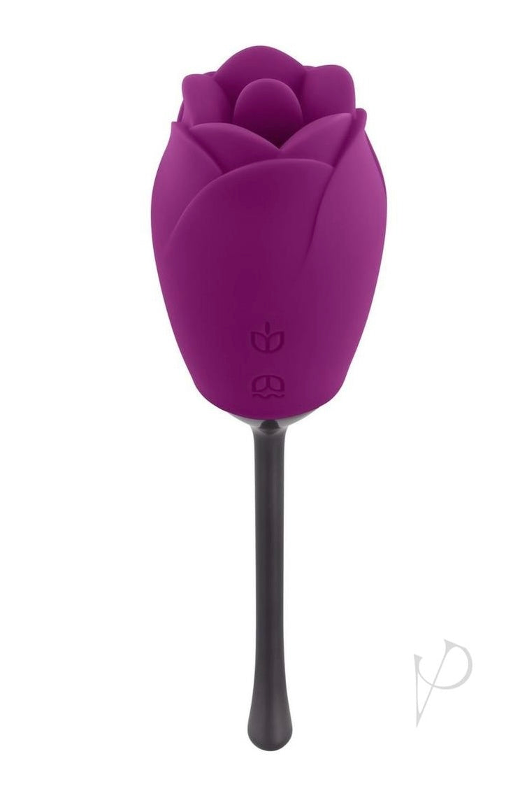 Playboy Petal Rechargeable Silicone Clitoral Stimulator - Purple - CurvynBeautiful 