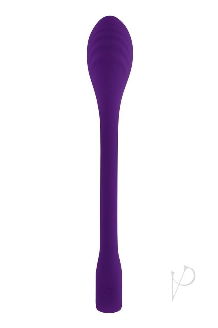 Playboy Spot On Rechareable Silicone G-Spot Vibrator - Purple - CurvynBeautiful 